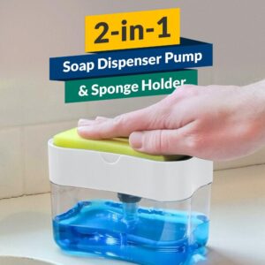Liquid Soap Dispenser & Sponge Holder
