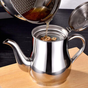 Stainless Steel Oil Strainer Pot With Filter