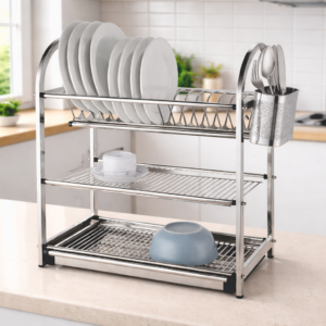 SKB Cookware 3 Layer Stainless Steel Dish Rack