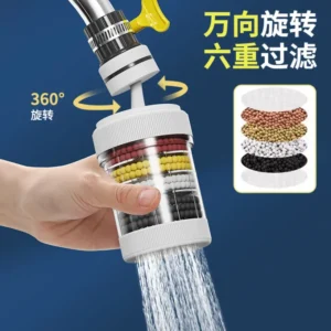 6-layers Purifier Tap Filter Water Cleaning Filters